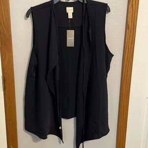 Vest Soft LS Jacket, Blackened Navy, 570179626, Size 3 (Chicos)